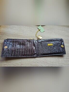 NWT Deux Lux Onyx Metallic Glitter Wallet | Nordstrom Rack